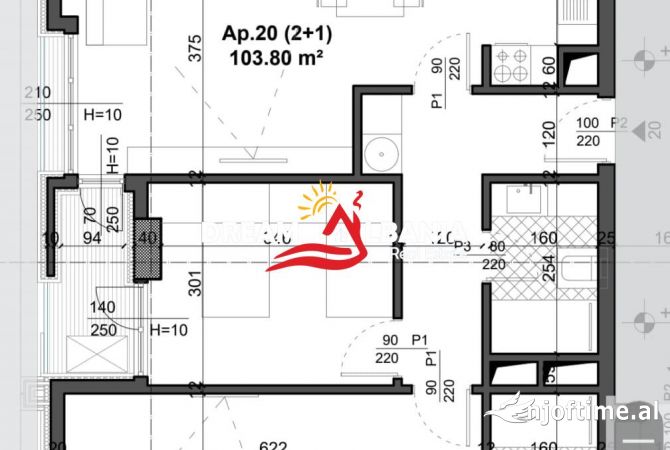 Shtepi ne shitje Apartament ne Tirane, 2+1, Mobilimi E mobiluar, Pagesa 140,500  Euro.