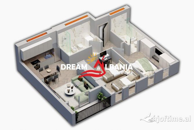 Shtepi ne shitje 2+1 ne Tirane - 89,900 Euro