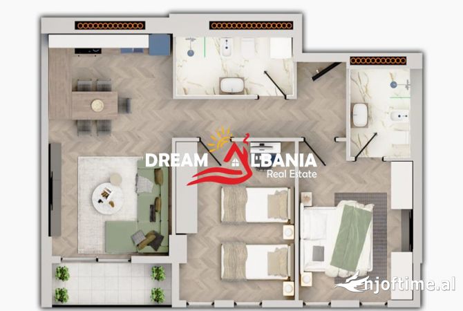 Shtepi ne shitje 2+1 ne Tirane - 89,900 Euro