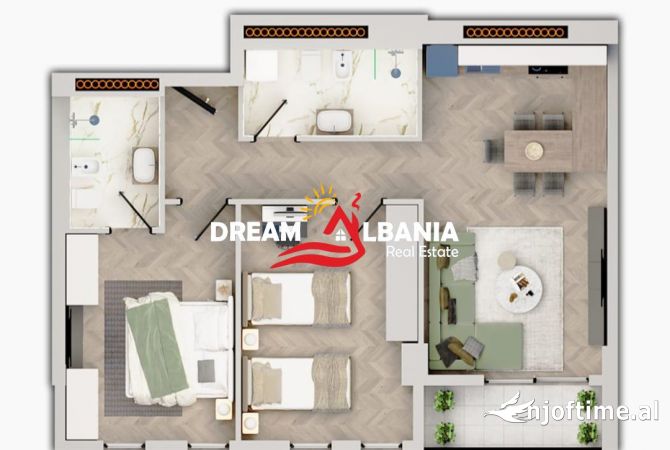 Shtepi ne shitje 2+1 ne Tirane - 87,800 Euro