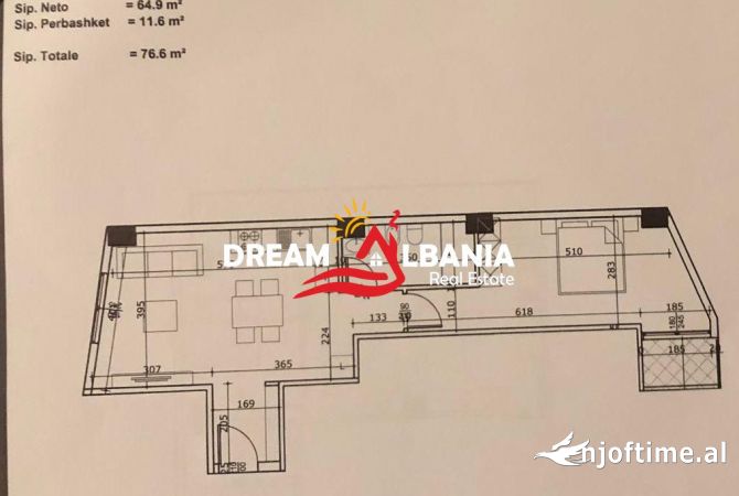 Shtepi ne shitje 1+1 ne Tirane - 168,500 Euro