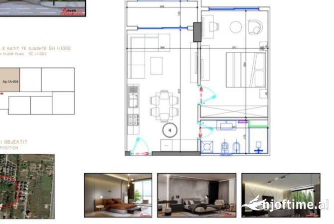 Shtepi ne shitje 1+1 ne Durres - 118,240 Euro