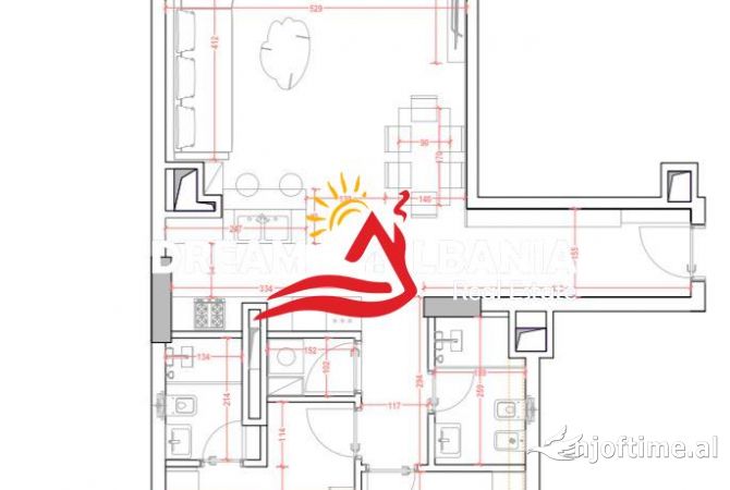 Shtepi ne shitje 2+1 ne Tirane - 185,000 Euro