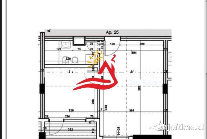 Shtepi ne shitje 1+1 ne Tirane - 133,000 Euro