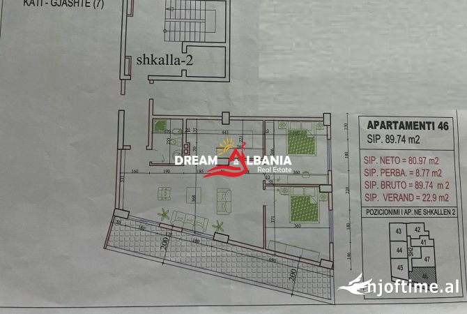 Shtepi ne shitje 2+1 ne Tirane - 135,000 Euro
