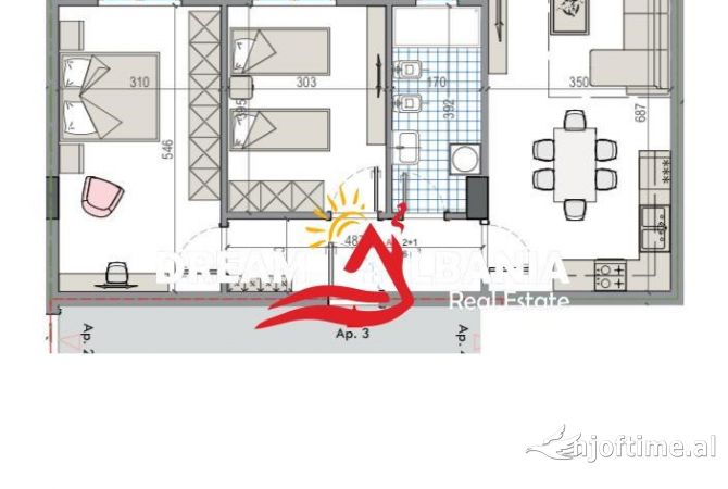 Shtepi ne shitje 2+1 ne Tirane - 72,750 Euro