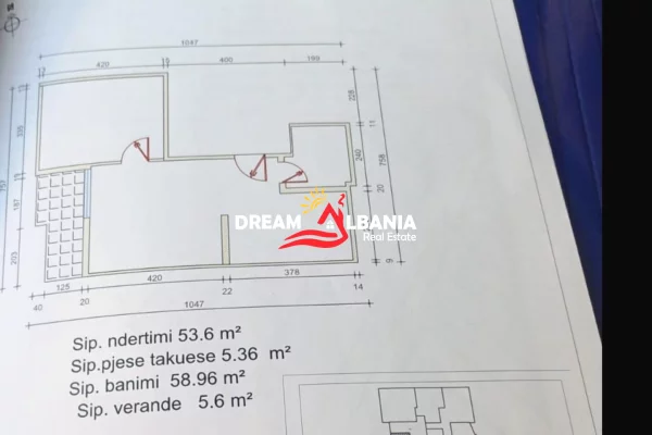 Shtepi ne shitje 1+1 ne Tirane - 85,000 Euro