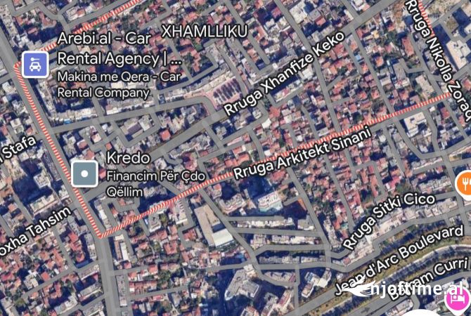Truall ose Toke  ne Tirane - 350,000 Euro