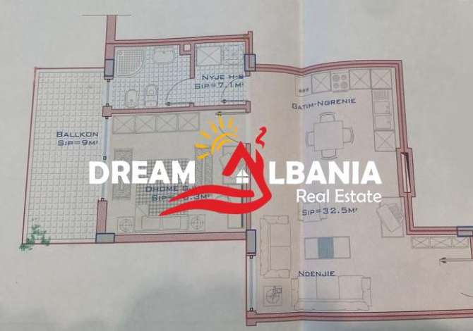 Shtepi ne shitje Apartament ne Tirane, 1+1, Mobilimi E mobiluar, Pagesa 110,000  Euro.