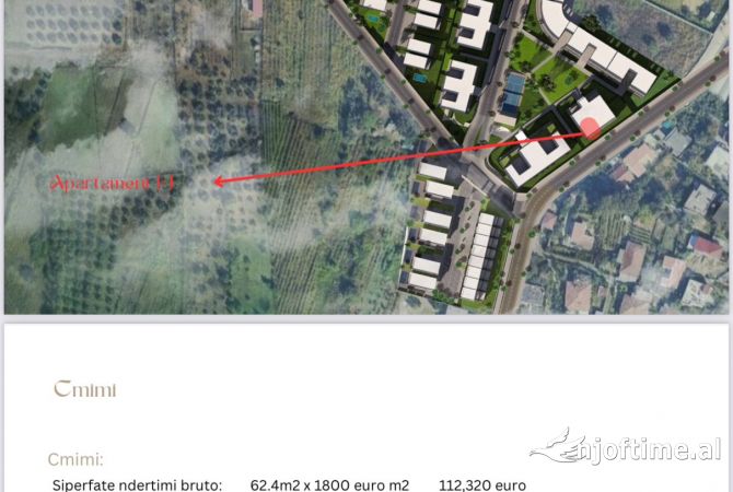 Shtepi ne shitje 1+1 ne Tirane - 97,575 Euro