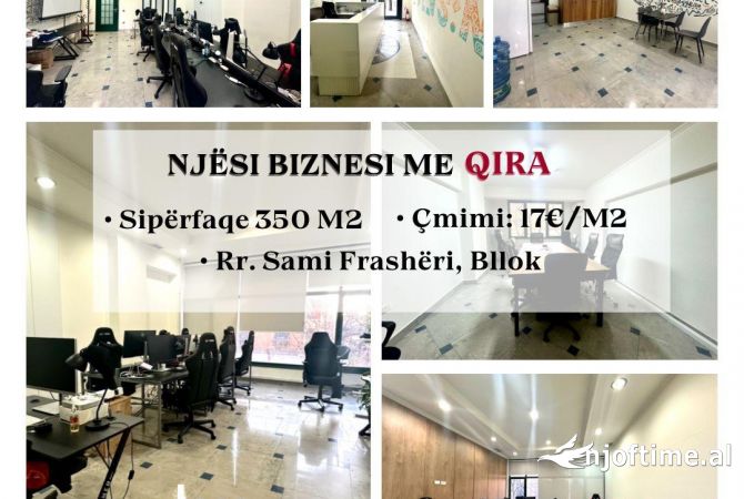 Ambient biznesi me qera 3+1 ne Tirane - 6,000 Euro