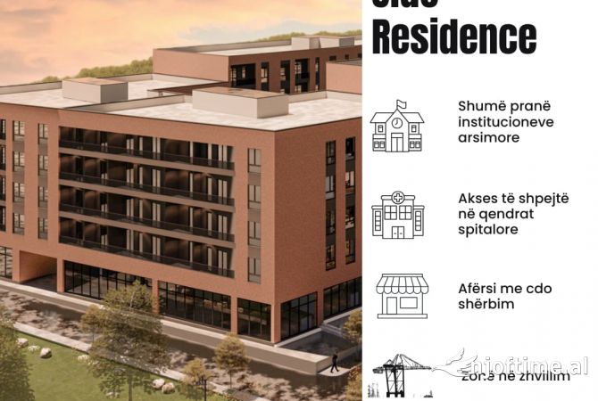 Shtepi ne shitje Apartament ne Tirane, 1+1, Mobilimi Bosh, pa mobiluar, Pagesa 73,500  Euro.