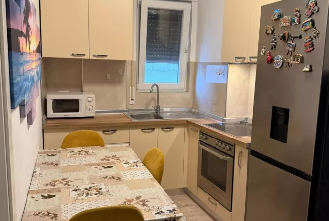 Shtepi ne shitje Apartament ne Tirane, 1+1, Mobilimi E mobiluar, Pagesa 83,000  Euro.