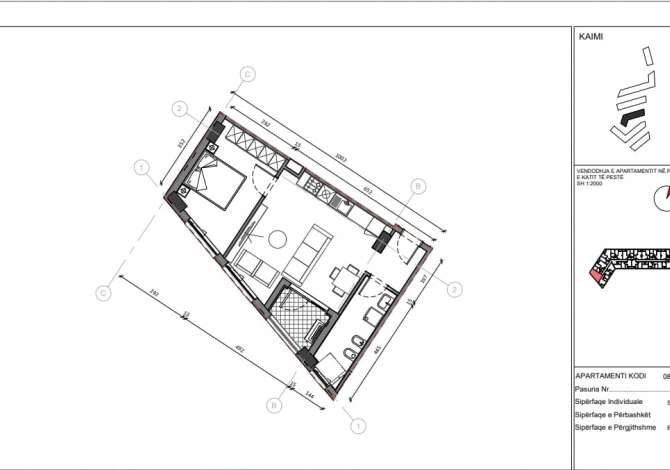Shtepi ne shitje 1+1 ne Tirane - 105,000 Euro