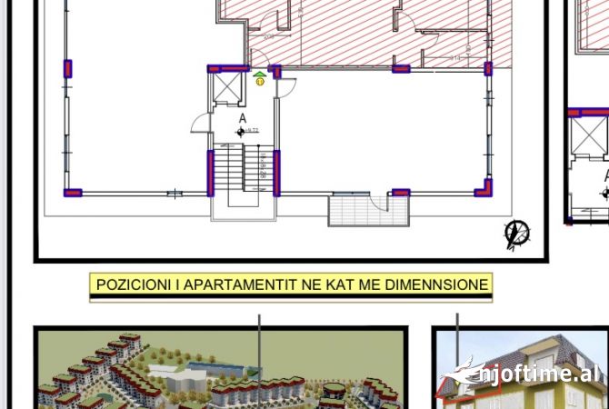 Shtepi ne shitje Apartament ne Tirane, 2+1, Mobilimi Bosh, pa mobiluar, Pagesa 206,000  Euro.