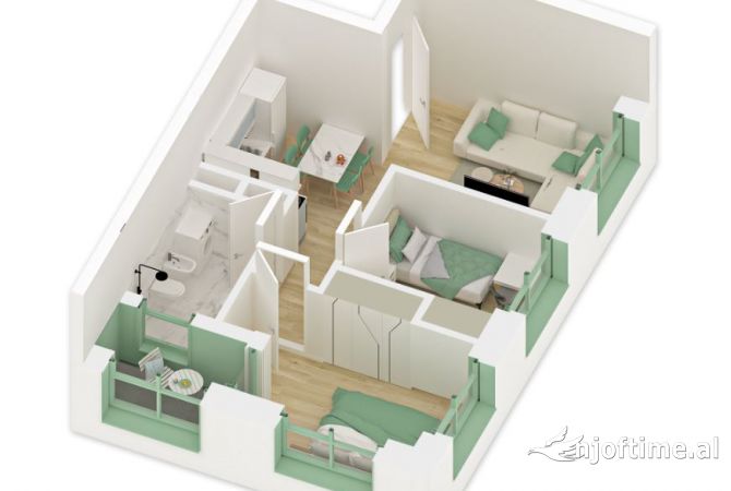 Shtepi ne shitje 2+1 ne Tirane - 99,000 Euro