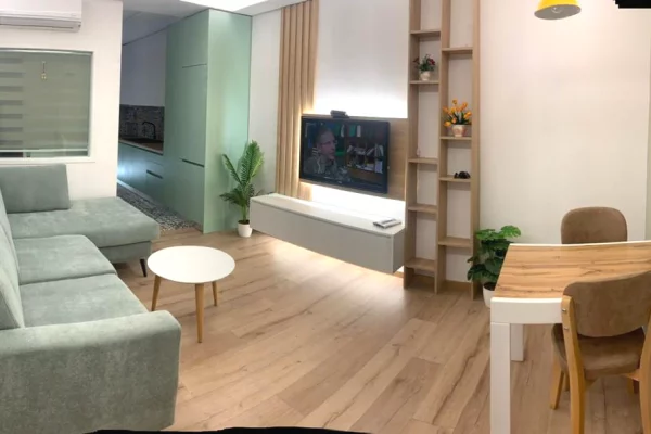 Shtepi ne shitje Apartament ne Tirane, 1+1, Mobilimi E mobiluar, Pagesa 165,000  Euro.