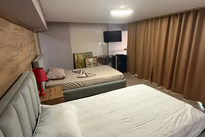 Shtepi ne shitje Duplex(shtepi me 2 kate) ne Tirane, 1+1, Mobilimi Pjeserisht e mobiluar, Pagesa 135,000  Euro.