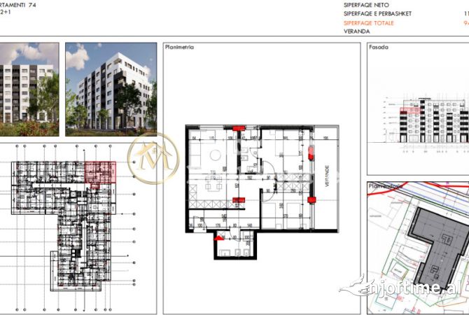 Shtepi ne shitje 2+1 ne Tirane - 105,000 Euro