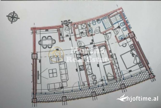Shtepi me qera 2+1 ne Tirane - 1,200 Euro