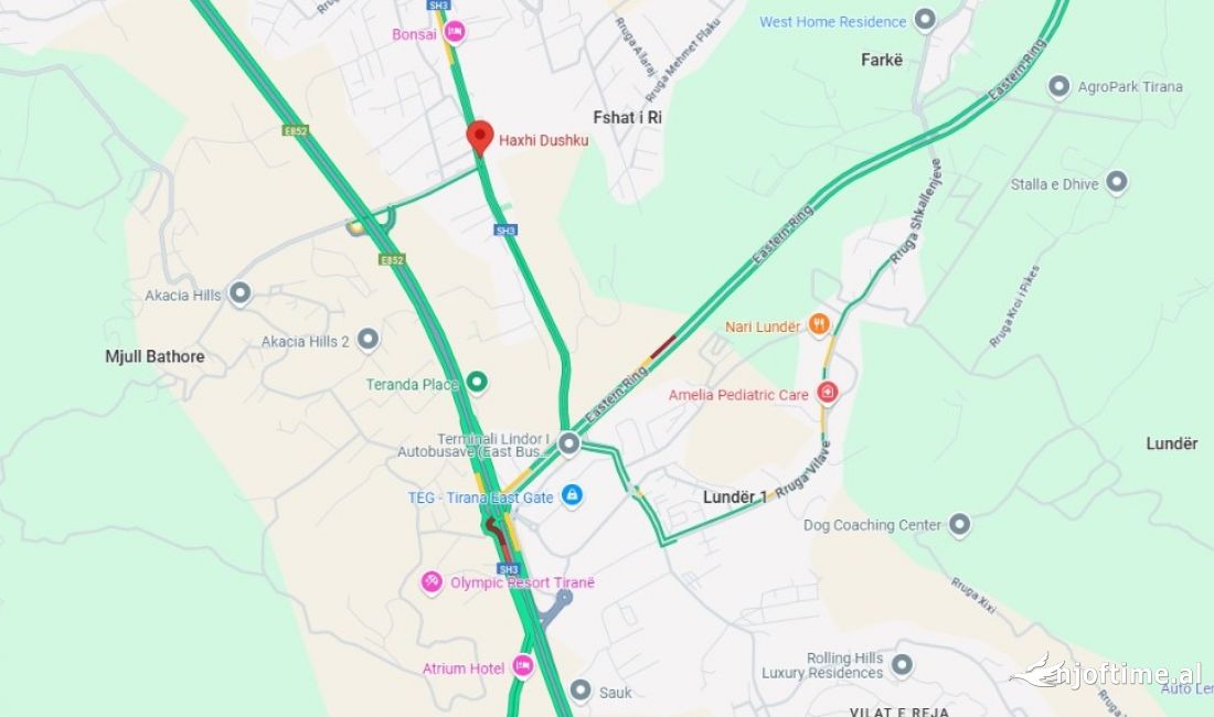 Shtepi ne shitje Apartament ne Tirane, 2+1, Mobilimi Bosh, pa mobiluar, Pagesa 373,375  Euro.