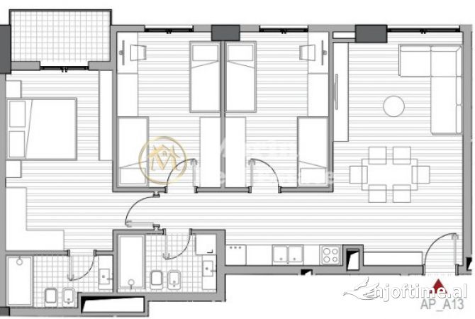 Shtepi ne shitje 3+1 ne Tirane - 171,080 Euro