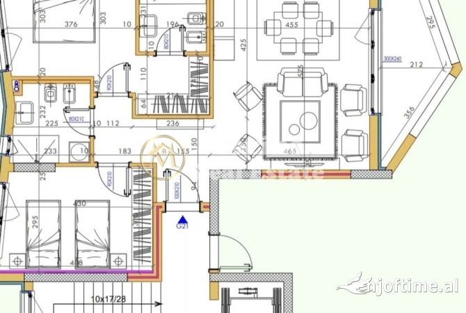 Apartment for rent in Tirana 2+1, Emty