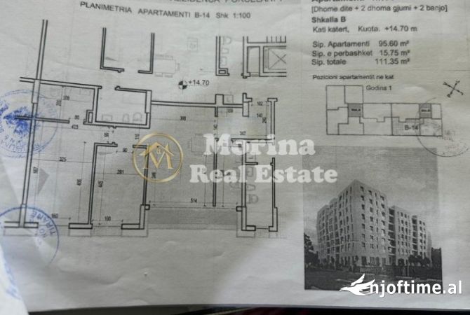 Shtepi ne shitje 2+1 ne Tirane - 162,000 Euro