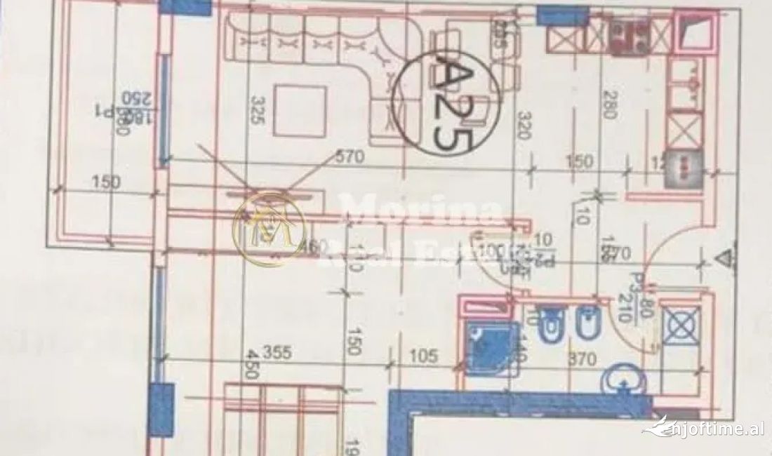 Shtepi ne shitje Apartament ne Tirane, 1+1, Mobilimi Bosh, pa mobiluar, Pagesa 80,000  Euro.