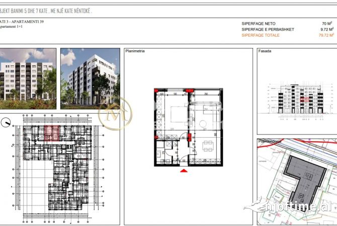 Shtepi ne shitje 1+1 ne Tirane - 79,000 Euro