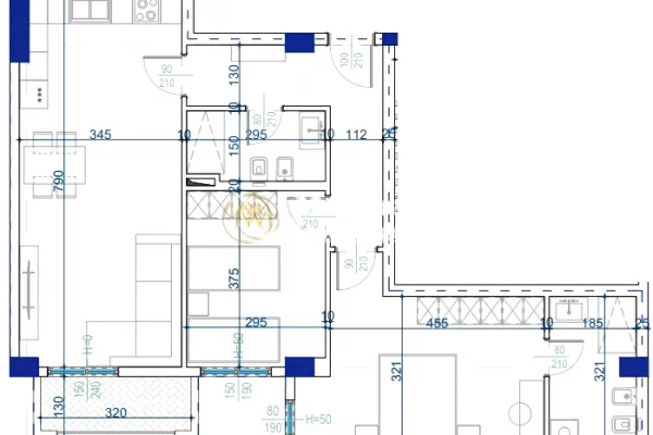 House for Sale 2+1 in Tirana - 89,000 Euro