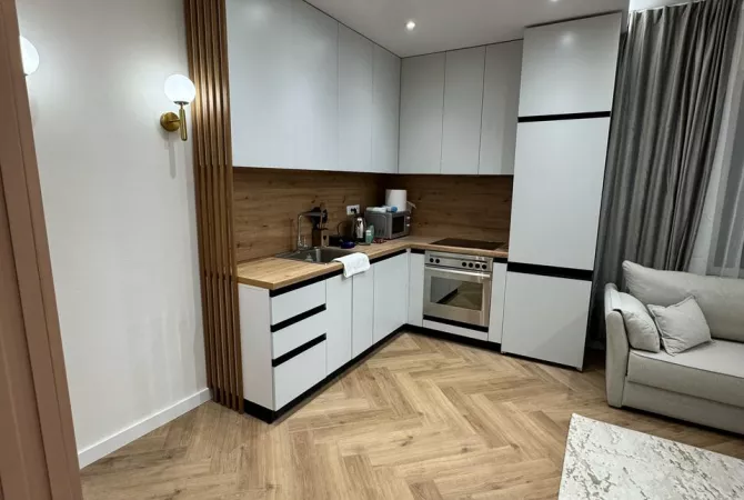 Shtepi me qera Apartament ne Tirane, 1+1, Mobilimi E mobiluar, Pagesa 450  Euro.