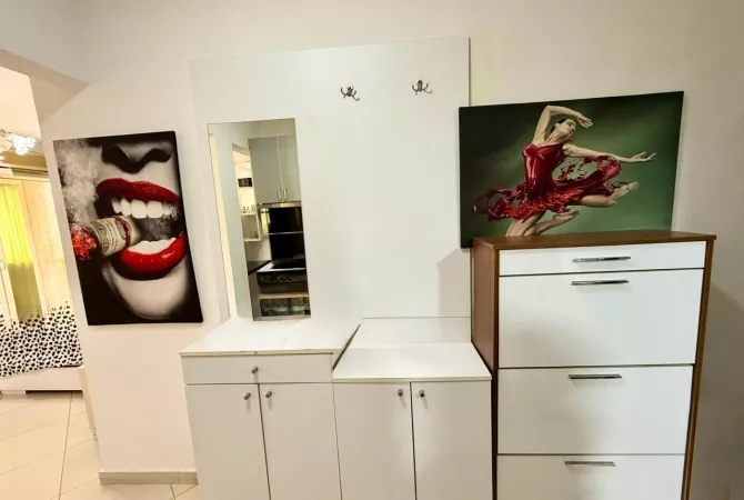 Shtepi me qera Apartament ne Tirane, Garsoniere, Mobilimi E mobiluar, Pagesa 55,000  Leke.