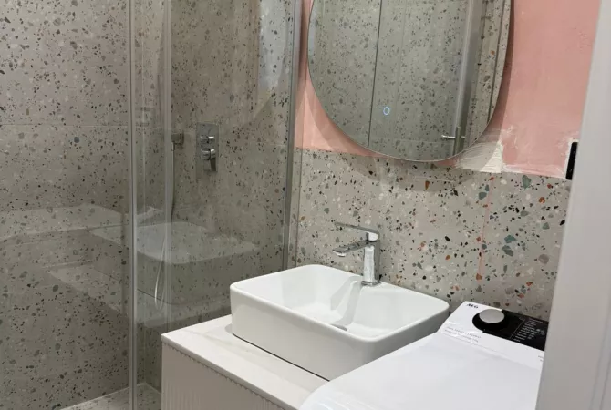 Shtepi me qera Apartament ne Tirane, 1+1, Mobilimi E mobiluar, Pagesa 70,000  Leke.