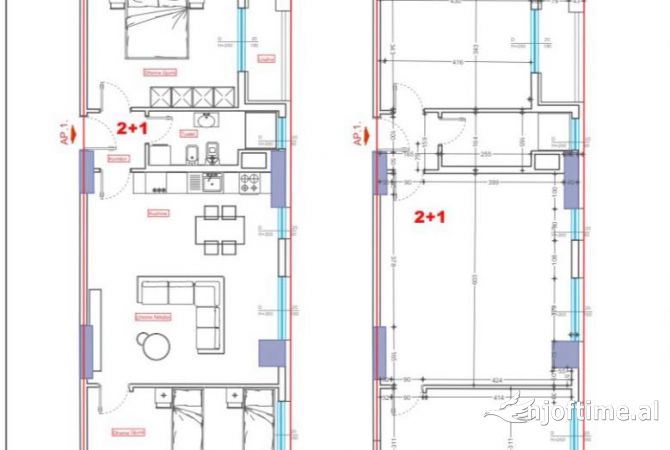 Shtepi ne shitje 1+1 ne Tirane - 171,530 Euro