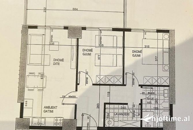 Shtepi ne shitje 2+1 ne Tirane - 164,500 Euro