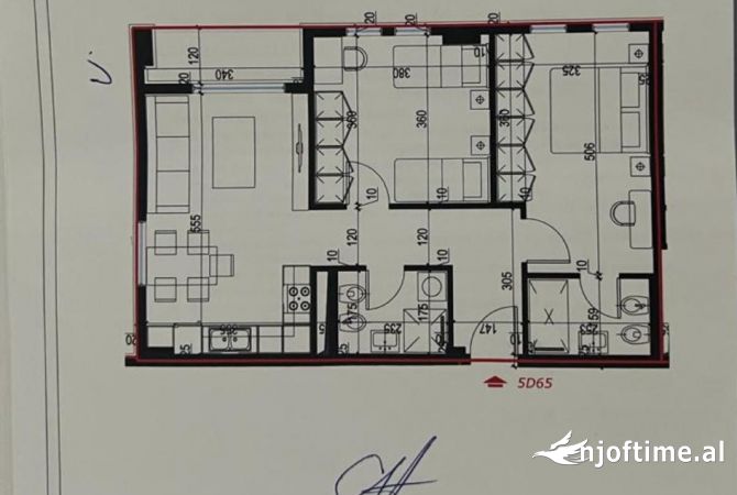 Shtepi ne shitje 2+1 ne Tirane - 101,650 Euro