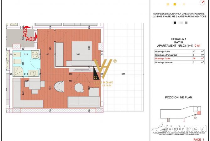 Shtepi ne shitje 1+1 ne Himare - 140,000 Euro