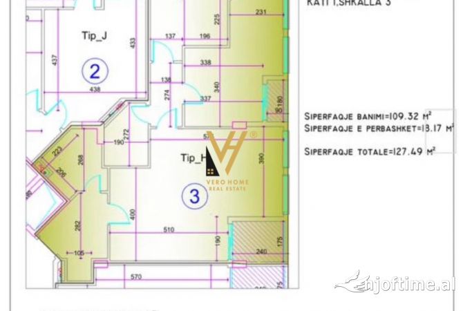 Shtepi ne shitje 2+1 ne Tirane - 146,600 Euro