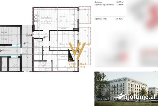 Shtepi ne shitje 2+1 ne Tirane - 202,000 Euro