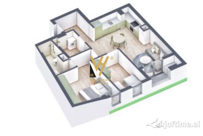 Shtepi me qera 2+1 ne Tirane - 450 Euro