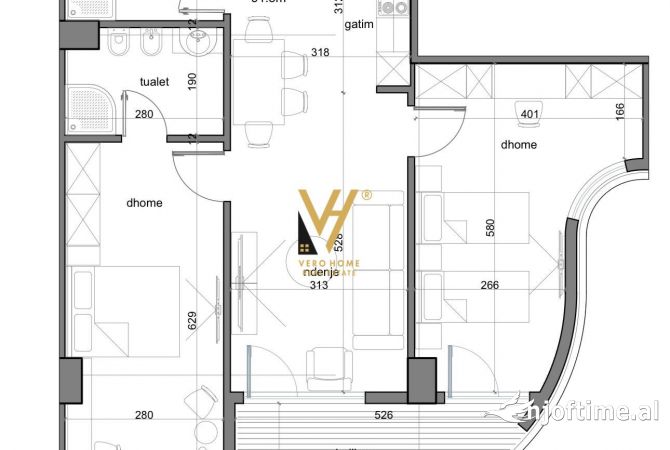Shtepi ne shitje 2+1 ne Kavaje - 169,700 Euro