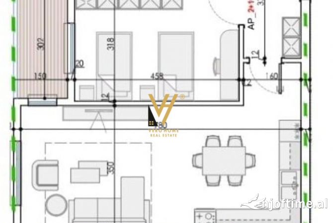 Shtepi ne shitje 2+1 ne Tirane - 75,100 Euro