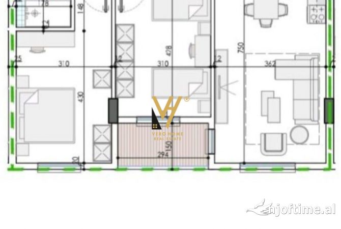 Shtepi ne shitje 2+1 ne Tirane - 73,000 Euro