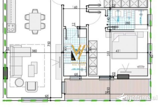 Shtepi ne shitje 2+1 ne Tirane - 86,000 Euro