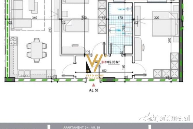 Shtepi ne shitje 2+1 ne Tirane - 81,000 Euro