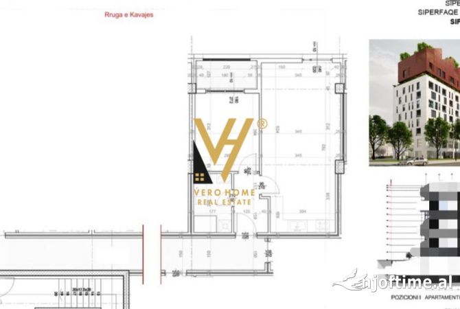 Shtepi ne shitje 1+1 ne Tirane - 186,000 Euro