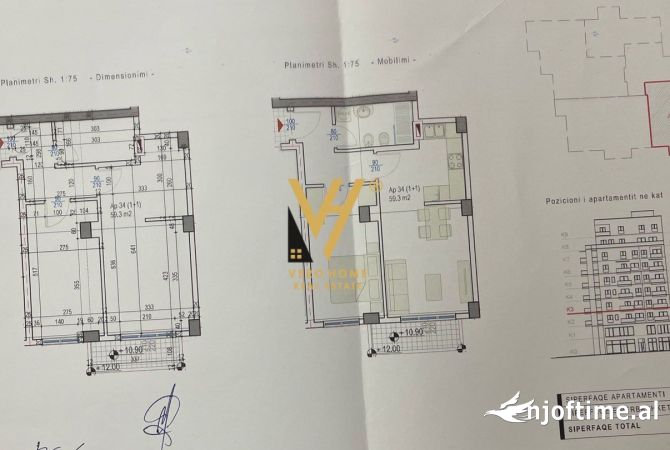 Shtepi ne shitje 1+1 ne Tirane - 248,500 Euro