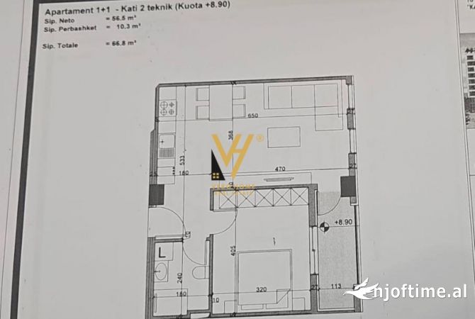 Shtepi ne shitje 1+1 ne Tirane - 145,000 Euro