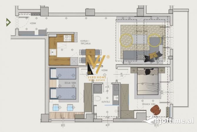 Shtepi ne shitje 2+1 ne Tirane - 240,000 Euro